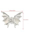 Pince à cheveux gothique vintage en forme d’ailes de chauve-souris métalliques