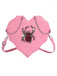 Sac à bandoulière gothique chauve-souris à toile d’araignée et strass