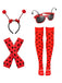 Ensemble d’accessoires costume coccinelle rouge à pois