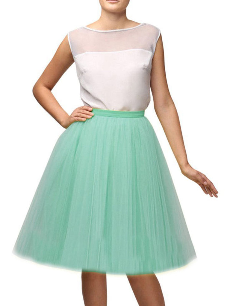 Jupon Années 50 Solid en Tulle 10