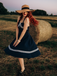 Robe Swing Vintage Année 50 À Col Licou Soirée Cocktail Chic