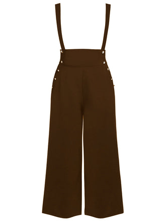 [Prévente] Pantalon noire à Bretelles Unies des Années 1930