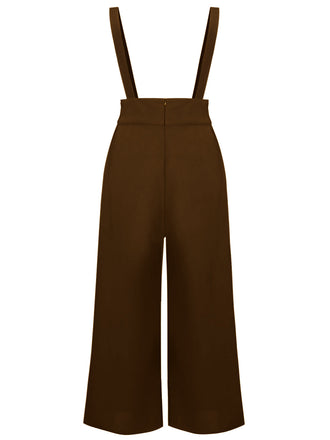 [Prévente] Pantalon noire à Bretelles Unies des Années 1930