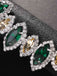 Bandeau Gatsby plumes de paon strass années 1920