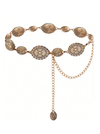 Ceinture de taille bohème dorée