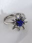 Bague Réglable Edelweiss Argenté À Strass Oktoberfest