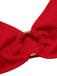 Ensemble bikini rouge à bretelles pailletées style années 60