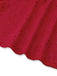 Ensemble tankini rouge à volants brodés années 60