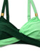 Ensemble bikini maille froncée dos croisé 1950s