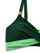 Ensemble bikini maille froncée dos croisé 1950s