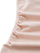 Maillot de bain taille haute volants rose 1940s