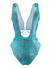 Maillot de Bain Dos-Nu Motif Écailles de Poisson Années 70