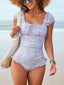 Maillot De Bain Une Pièce Fleuri Années 50