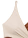 Maillot de bain une pièce gainant col V et motif étoile mer années 1950