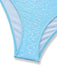 Bleu Ciel Halter Volant Nœud Pailleté Ensemble Tankini Années 1950 6