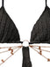 Maillot de Bain Uni Métal Chaîne Découpé Années 1930