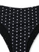 Noir à Pois Halter Ensemble Bikini & Cache-Maillot Années 1950 6