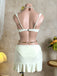 3PCS Uni Metal Sun Chaîne Accent Ensemble Bikini & Cache-Maillot Années 1950 7