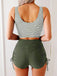 Rayé Croisé Drawstring Ensemble Tankini Années 1950 6