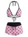 Maillot de Bain Halter à Pois Années 1950