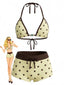 Maillot de Bain Halter à Pois Années 1950