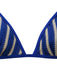 3 Pièces Bleu Halter Rayé Ensemble Bikini & Cache-Maillot Années 1960 5