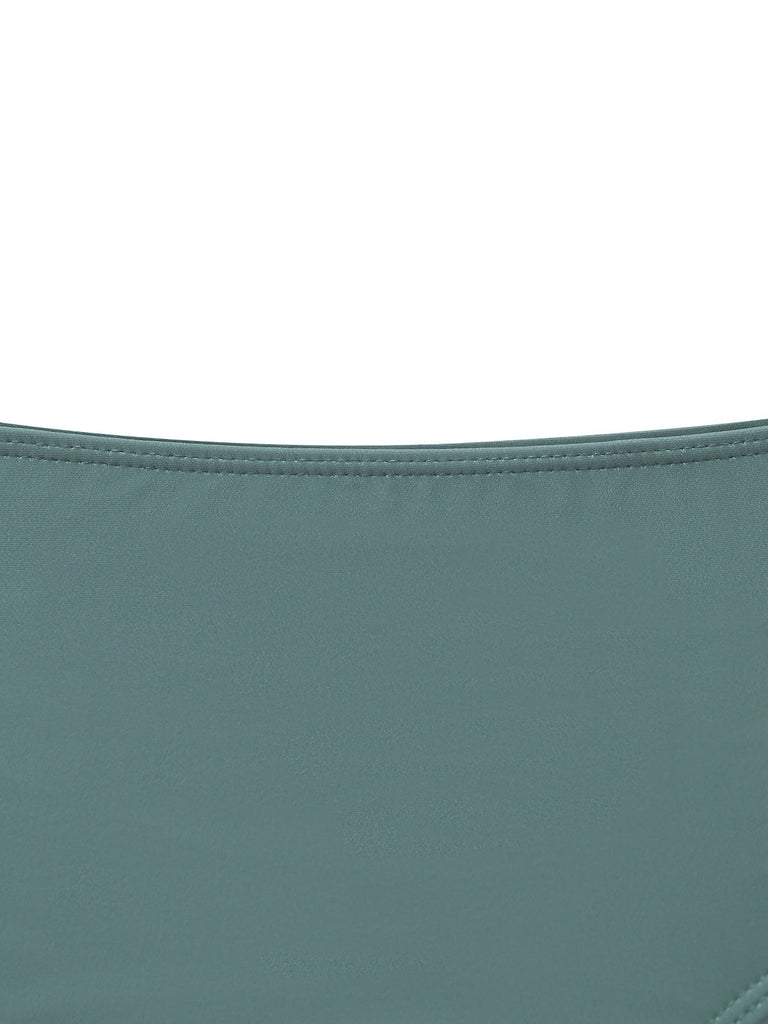 Set Tankini Halter à Imprimés Floraux Rétro Années '40 5