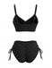 Maillot de Bain Volant Halter Taille Haute Années 1980 6