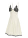 [Prévente] Robe de nuit beige en satin et dentelle années 1950