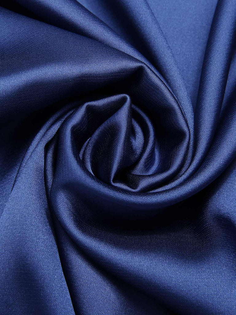 [Prévente] Chemise de nuit bleue en satin et dentelle années 1930