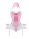5PCS Bunny Ouvert Body Lingerie Années 1980 3