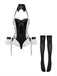 5PCS Bunny Ouvert Body Lingerie Années 1980 10