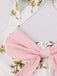 Robe Balançoire Année 50 Florale Rose à Licou 4