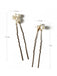 Boucles d'Oreilles Clip Vintage Strass Goutte 3