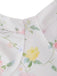 Ensemble Bikini Dos Nu Imprimé Feuilles Tropicales & Paréo en Mesh années '60 4