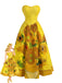 Robe Évasée à Pois Col Claudine avec Ceinture années '50