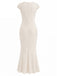 [Prévente] Robe Sirène Dentelle Manches Courtes Années 1930 4
