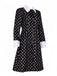 [Prévente] Robe noire style Mercredi Addams des années 1940