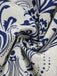 Bleu Baroque Smocké Bretelles Combishort Années 1970 6