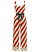 [Prévente] Combinaison rouge à rayures de Noël, taille à nouer et revers aux jambes Années 1940 - 3