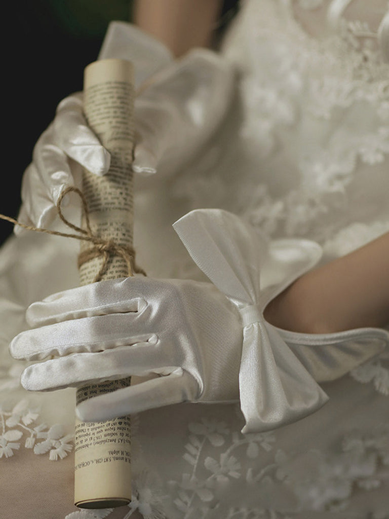 Gants Divisés avec Nœud Papillon 3