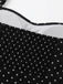 Noir à Pois Halter Dos Nu Maillot de Bain à Jupe Années 1950 6