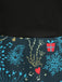 Robe Évasée Multicolore à Imprimé de Noël et Encolure Festonnée Années 1950 - 7