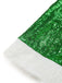 Robe verte de Noël à épaules dénudées, fausse fourrure blanche et sequins Années 1980 - 6