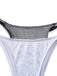 Argent Halter Chatoyant Faux Deux-Pièces Ensemble Bikini Années 1980 5