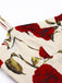 Robe Crayon à Bretelles Roses des Années 1960 Élégant Chic
