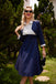 [Prévente] Robe Swing Vintage Année 50 Patchwork Avec Veste Soirée Cocktail Chic
