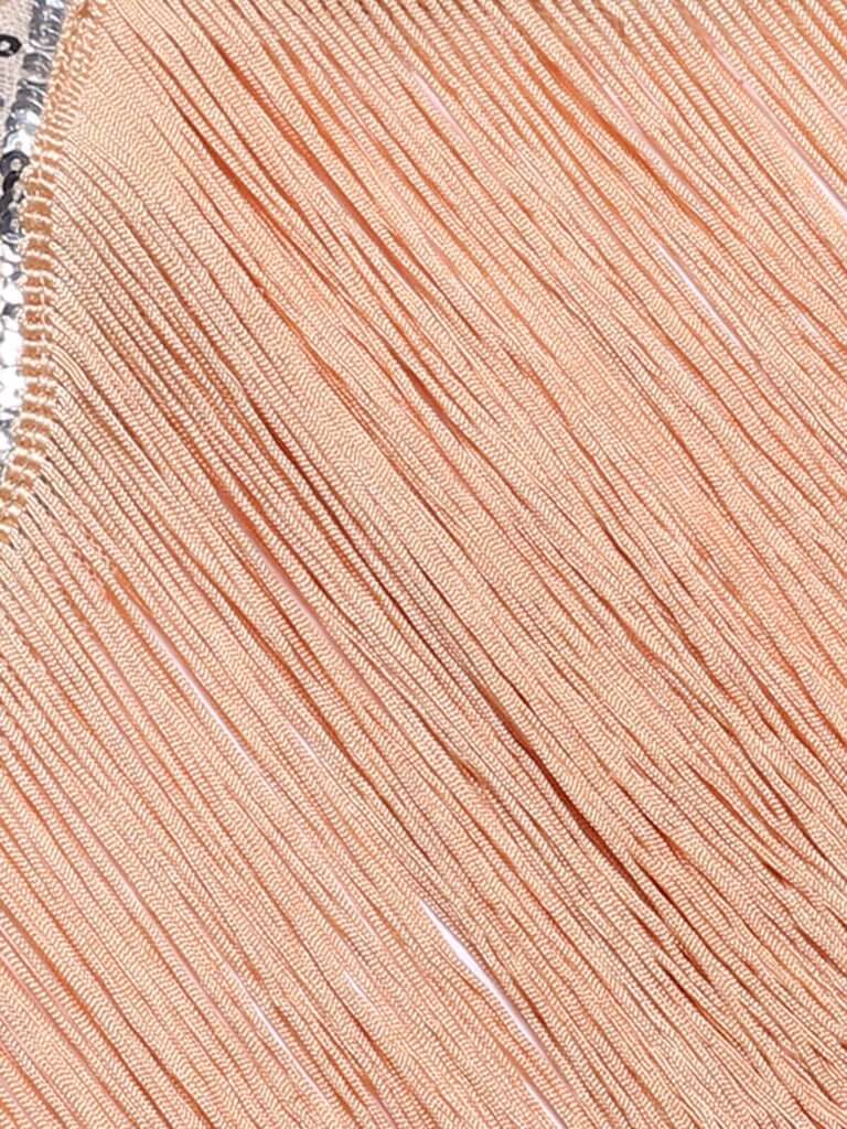 Robe Charleston Vintage Année 20 Gatsby à Franges Paillettes Soirée Cocktail