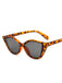 Lunettes de soleil de plage à monture transparente rétro
