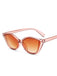 Lunettes de soleil de plage à monture transparente rétro